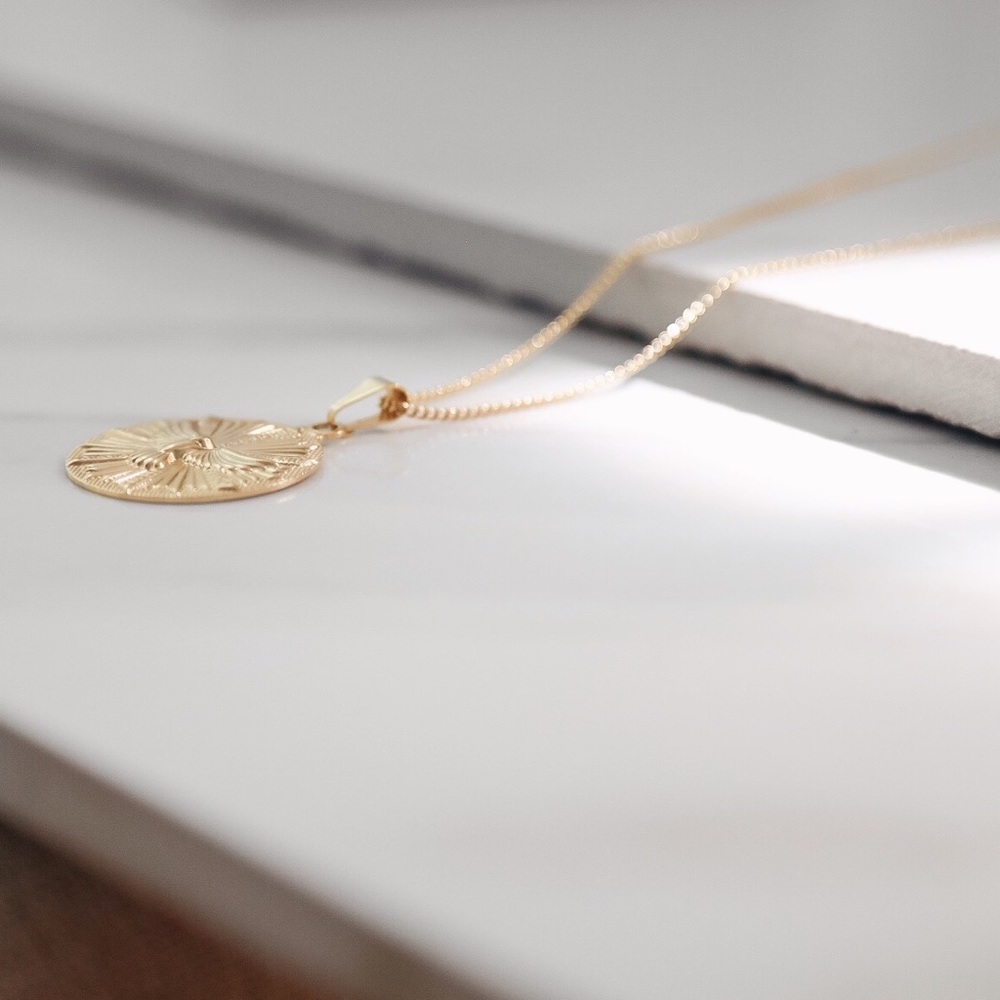 Dove Spirit Necklace | 18k Gold Filled - Picture 5 of 8